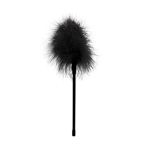 OUCH! Black & White Feather Tickler - Black