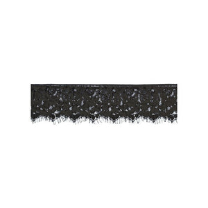 OUCH! Black & White Lace Mask With Elastic Straps