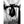 OUCH! Black & White Satin Bondage Tie