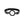 OUCH! Black & White Silicone Ring Gag - Black