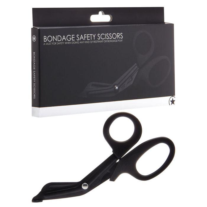 OUCH! Bondage Safety Scissors - Black 