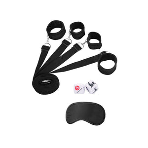 OUCH! BW Bed Bindings Restraint System - Black