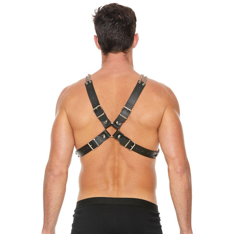 Ouch! Chain And Chain Men's Harness