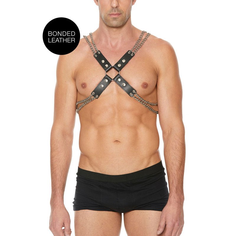 Ouch! Chain And Chain Men's Harness