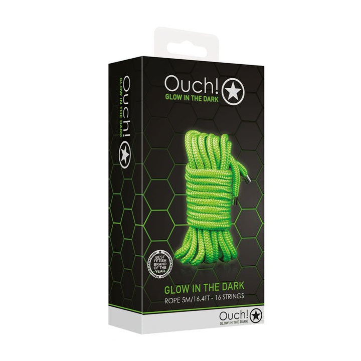 Ouch! Glow In The Dark Rope - 5mtrs