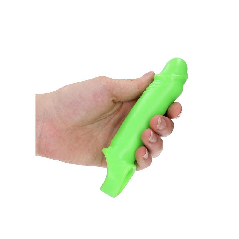 Ouch! Glow In The Dark Smooth Stretchy Penis Sleeve 