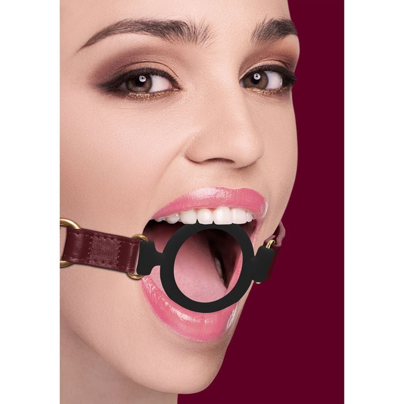 OUCH! Halo - Silicone Ring Burgundy Gag 