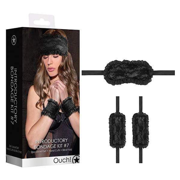 Ouch! Introductory Bondage Black Restraint Kit #7