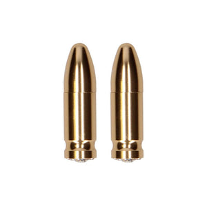 OUCH! Magnetic Nipple Clamps - Gold Diamond Bullet