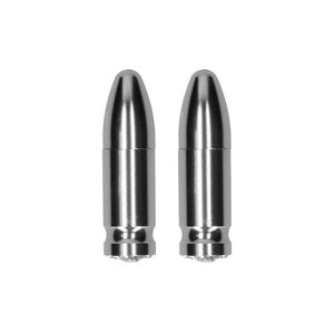 OUCH! Magnetic Nipple Clamps - Silver Diamond Bullet 