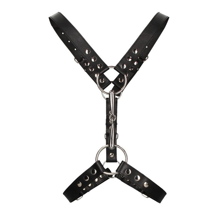 OUCH! Men's Harness With Metal Bit