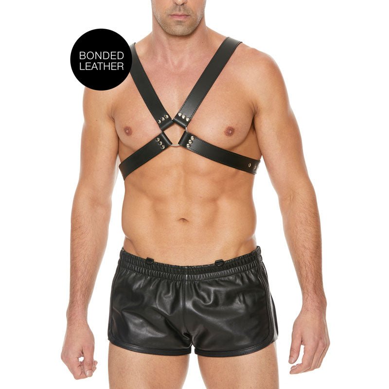 Ouch! Men's Large Buckle Harness