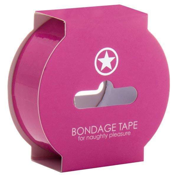 Ouch! Non Sticky Pink Bondage Tape - 17.5mtrs