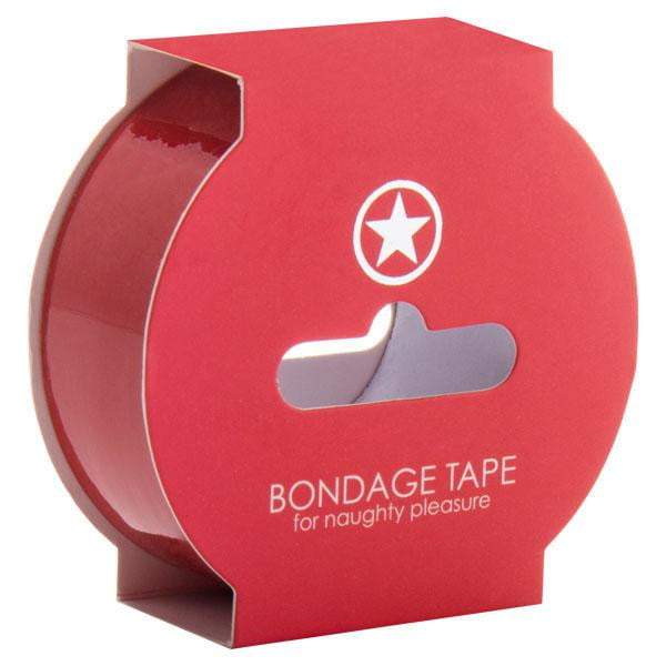 Ouch! Non Sticky Red Bondage Tape - 17.5mtrs