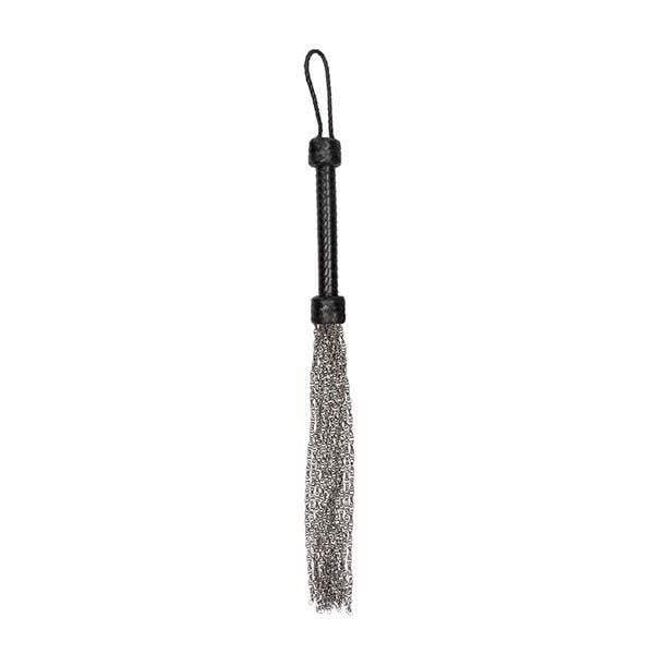 Ouch! Pain Metal Chain Leather/Metal Flogger Whip