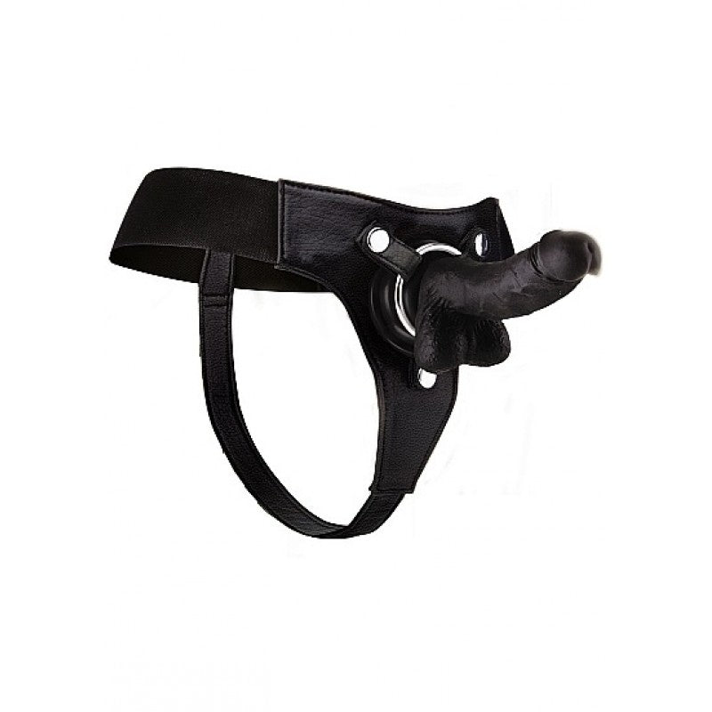 Ouch! Realistic 7 Inch Strap-On -Black