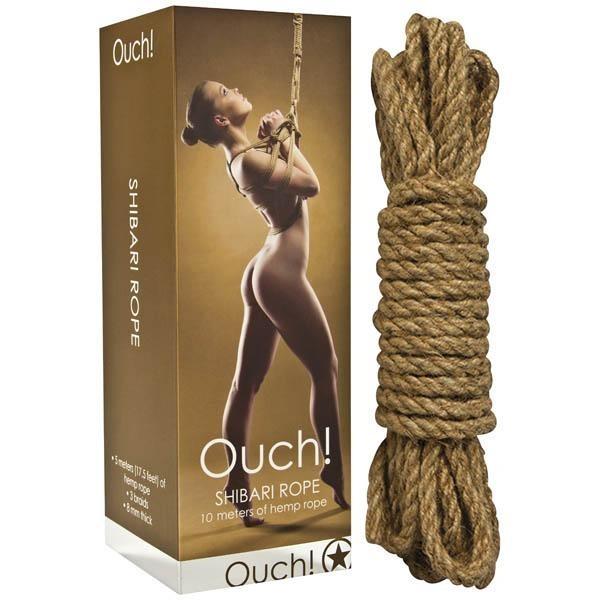 Ouch Shibari Rope - Hemp - 10 metre Length
