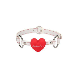 OUCH! Silicone Heart Gag - Nurse Theme 