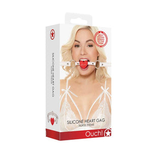 OUCH! Silicone Heart Gag - Nurse Theme