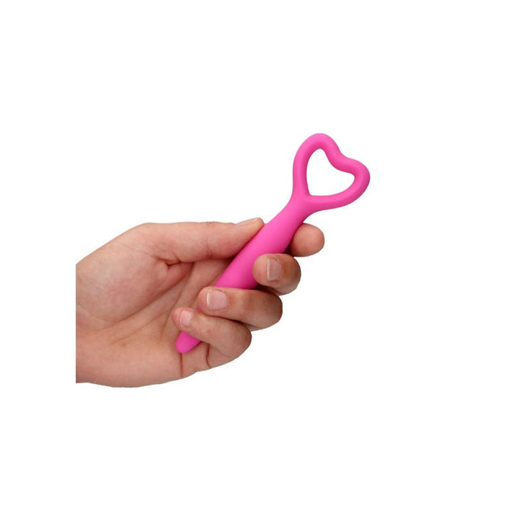 OUCH! Silicone Vaginal Dilator Set - Pink - Vibrating - Set of 5 Sizes
