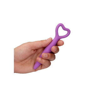 OUCH! Silicone Vaginal Dilator Set - Purple - Vibrating - Set of 5 Sizes
