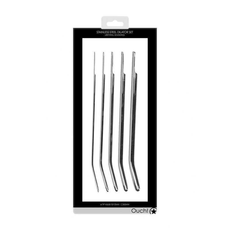 OUCH! Urethral Sounding - Stainless Steel Dilator Set 