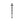 OUCH! Urethral Sounding - Silicone - Black 24cm Pin