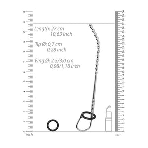 OUCH! Urethral Sounding - Stainless Steel 27cm Stretcher