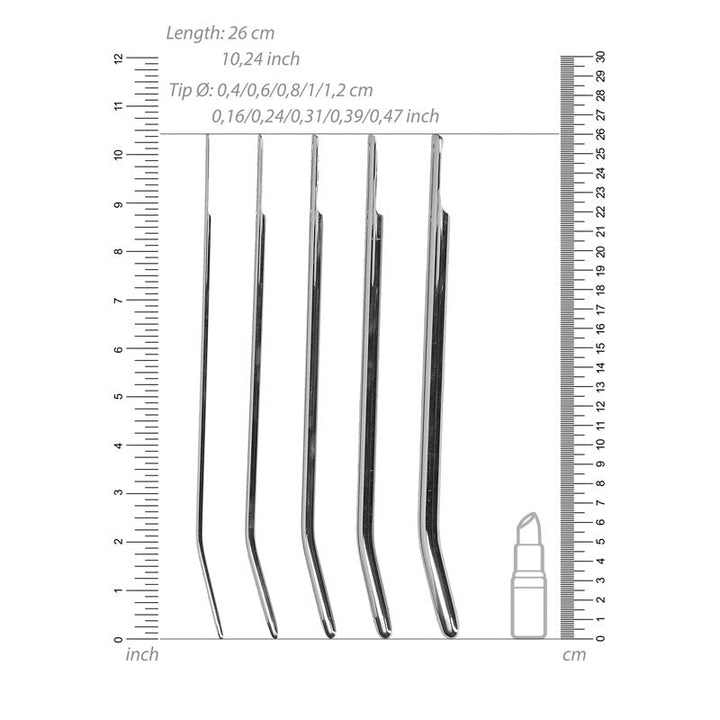OUCH! Urethral Sounding - Stainless Steel Dilator Set 