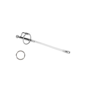 OUCH! Urethral Sounding - Stainless Steel/Plastic 18.5cm Dilator Stick