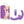 OUCH! Vibrating Silicone Strapless Strap-On - Purple