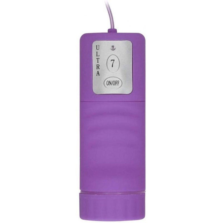 OUCH! Vibrating Silicone Strapless Strap-On - Purple