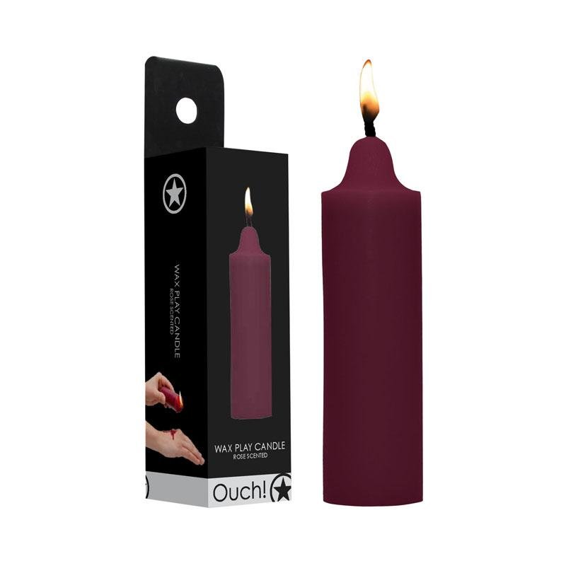 OUCH! Wax Play Candle - Rose Scented Candle