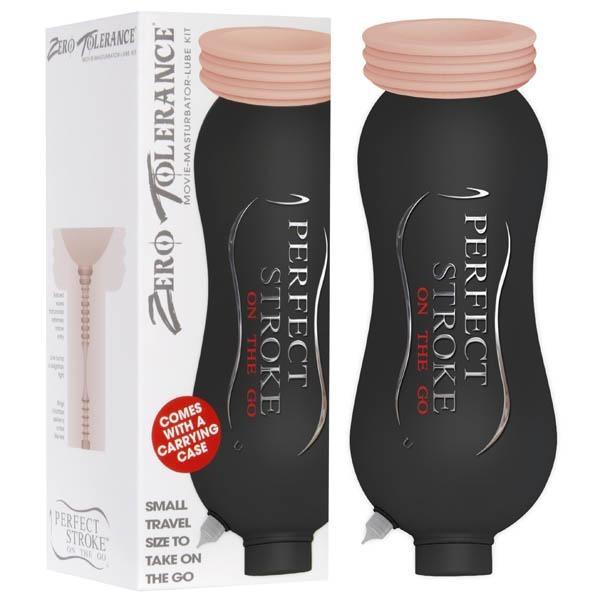 Perfect Stroke On The Go - Travel Sized Stroker & Ejaculation Aid Bottle