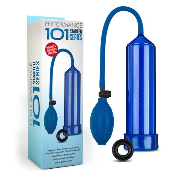 Performance 101 Starter Series Pump - Blue Penis Pump