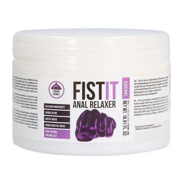 Pharmquests Fist-It Anal Relaxer - Water Based Relaxing Lubricant - 500 ml Tub