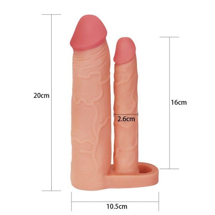 Pleasure X-Tender Double Penis Sleeve