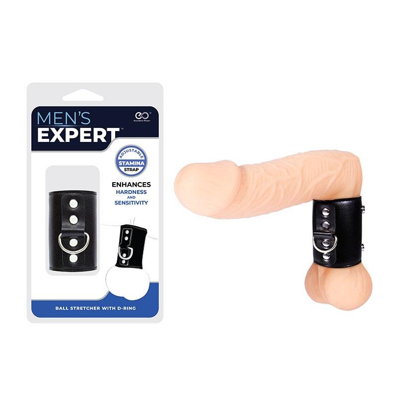 Mens Expert Ball Stretcher with D-Ring