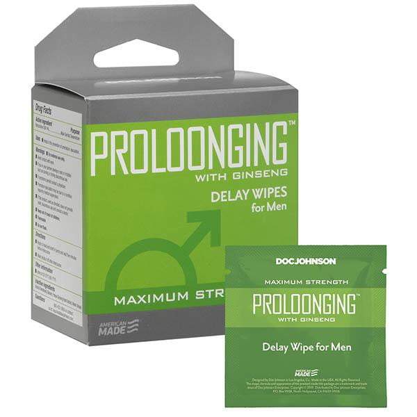 Proloonging Delay Wipes for Men - 10 Pack