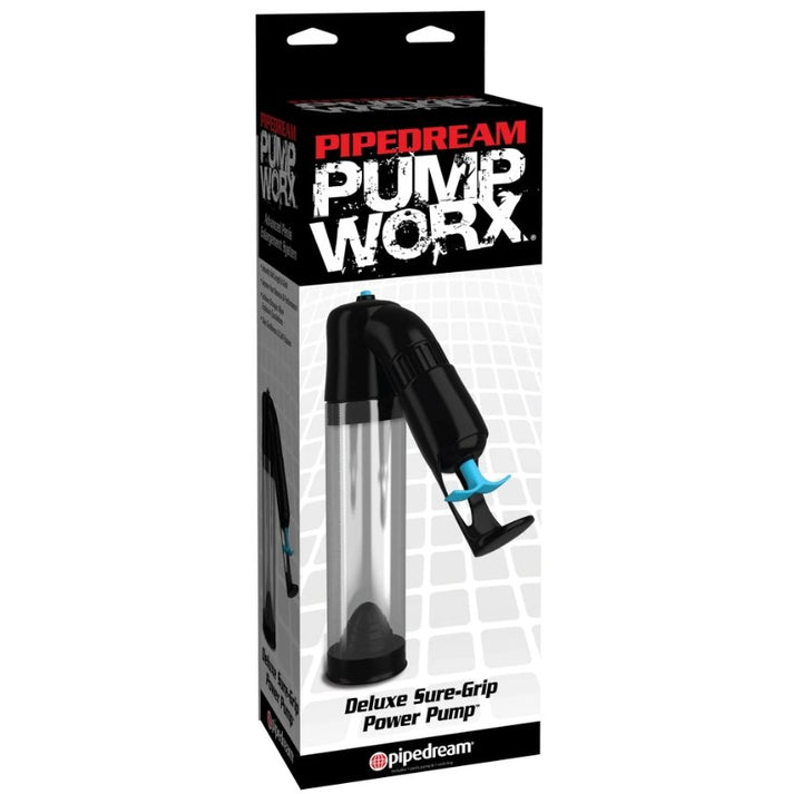 Pump Worx Deluxe Sure-grip Penis Pump - Smoke