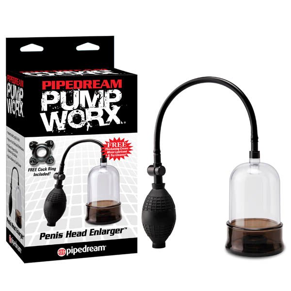 Pump Worx Penis Head Enlarger Pump - Clear 