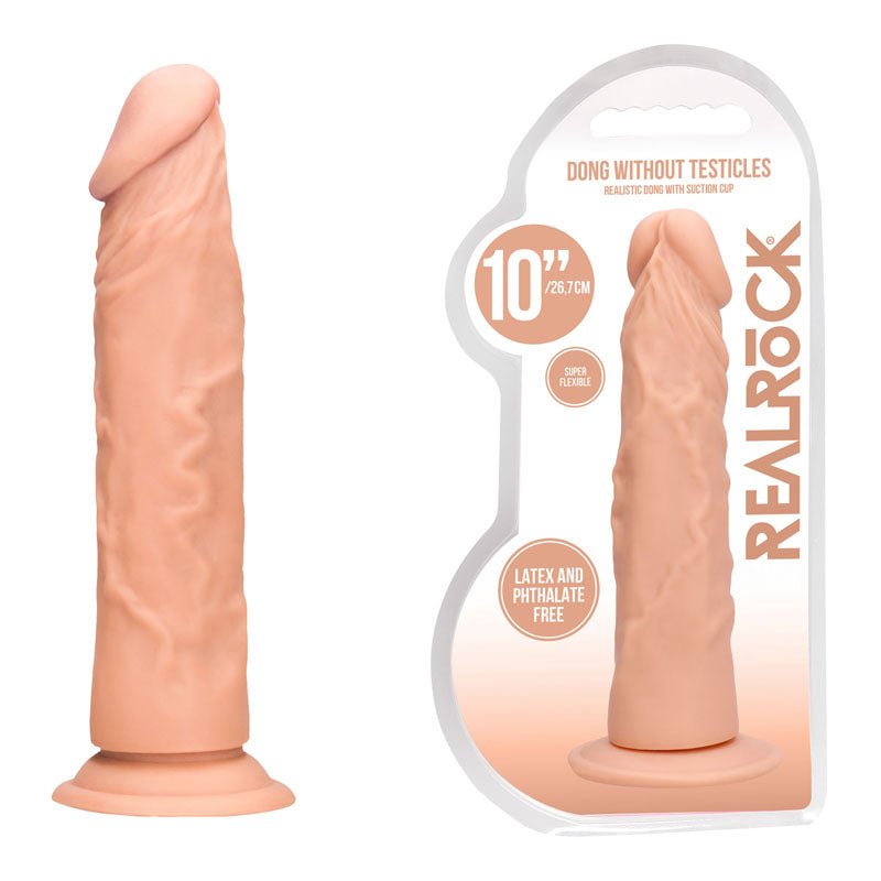 REALROCK 10 Inch Realistic Flesh Dildo