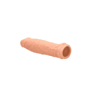 REALROCK 6 Inch Realistic Penis Extender Sleeve - Flesh