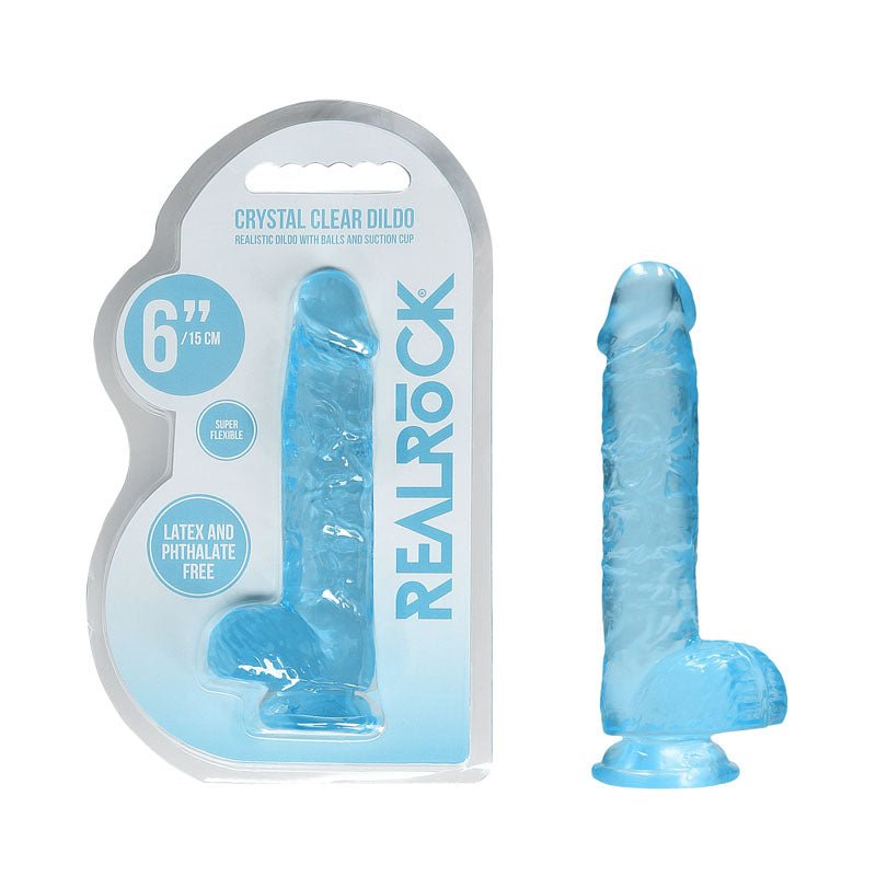 RealRock 6'' Realistic Dildo With Balls 