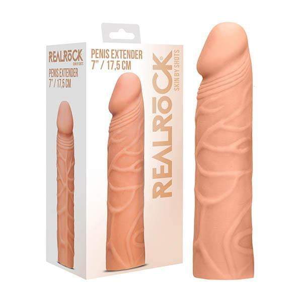 RealRock 7 Inch Flesh Realistic Penis Sleeve Extender