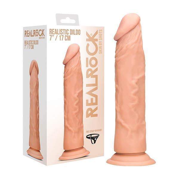 RealRock 7 Inch Realistic Flesh Dildo with Suction Cup