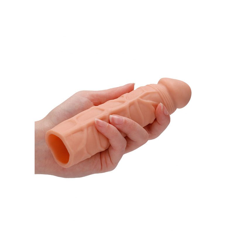 REALROCK 7 Inch Penis Extender Sleeve - Flesh