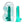 RealRock 7 Inch Realistic Dildo With Balls - Turquoise