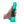 RealRock 8 Inch Realistic Dildo With Balls - Turquoise