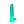 RealRock 8 Inch Realistic Dildo With Balls - Turquoise
